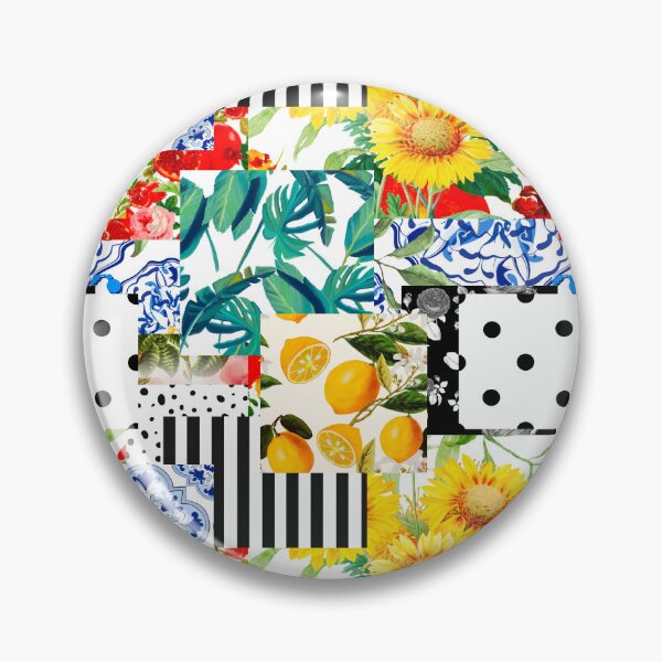 Item preview, Italian,Sicilian art,patchwork,summer,Flowers designed and sold by MariaMarinova.