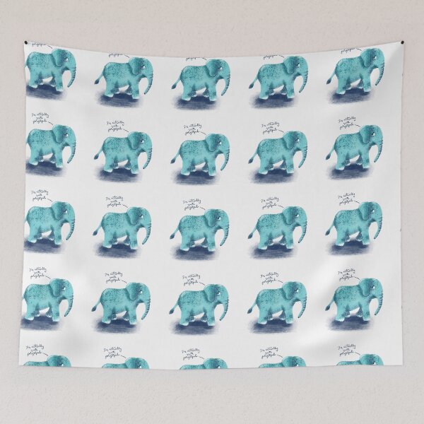 Item preview, Elephants Never Forget designed and sold by Hannah's  Doodles.