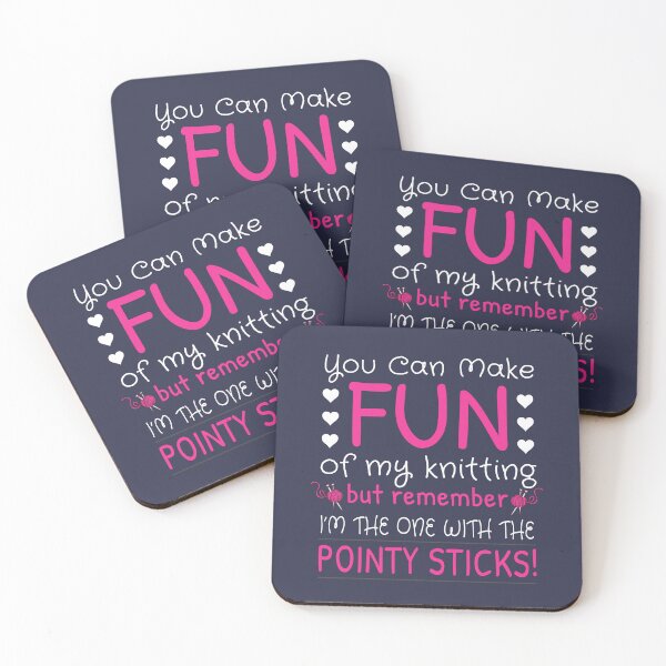 Item preview, Knitting Funny Quote Knitting Humor Crafts Handmade Knit Sayings designed and sold by sillyquestions.