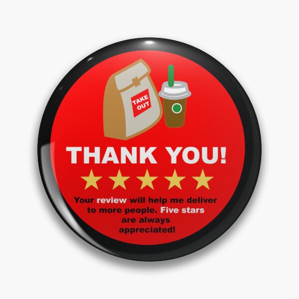 Aperçu de l'œuvre THANK YOU FOR SUPPORTING ( RATINGS 5 Star Request) - All Purpose General Food Delivery Thank You créée et vendue par Gig Gear.