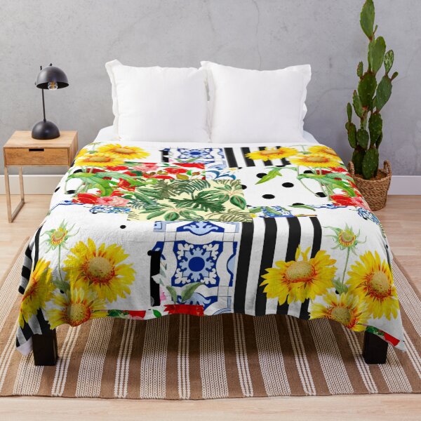 Item preview, Italian,Sicilian art,patchwork,summer,Flowers designed and sold by MariaMarinova.