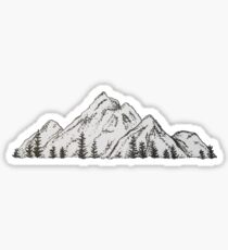Mountians Sticker