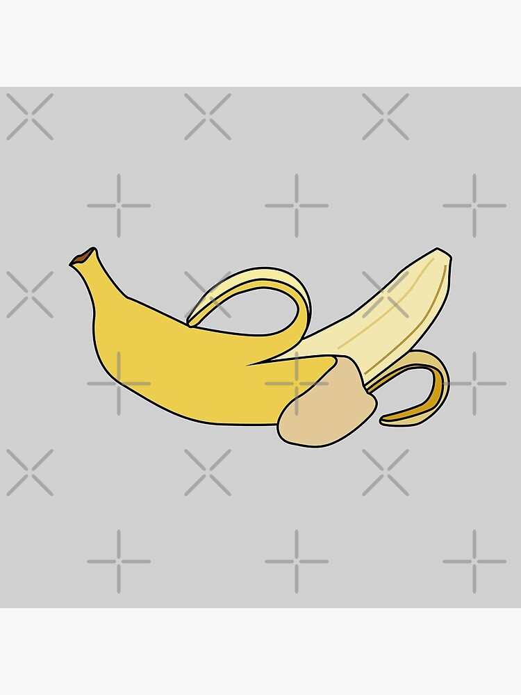 "My classic yellow banana drawing " Poster for Sale by