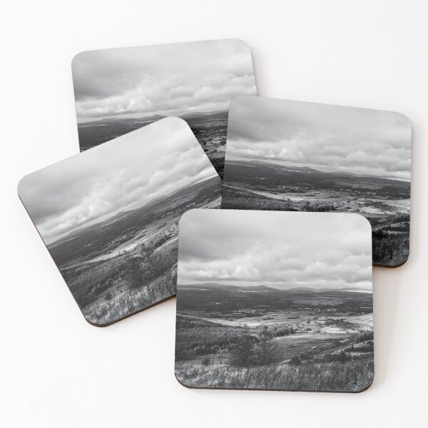 Item preview, Looking Down to Rhondda Fawr from The Rhigos Black and White designed and sold by MaclarenPhoto.