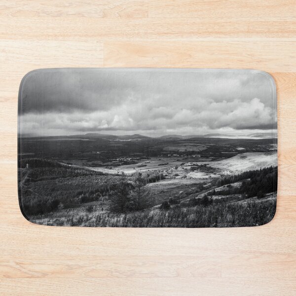Item preview, Looking Down to Rhondda Fawr from The Rhigos Black and White designed and sold by MaclarenPhoto.