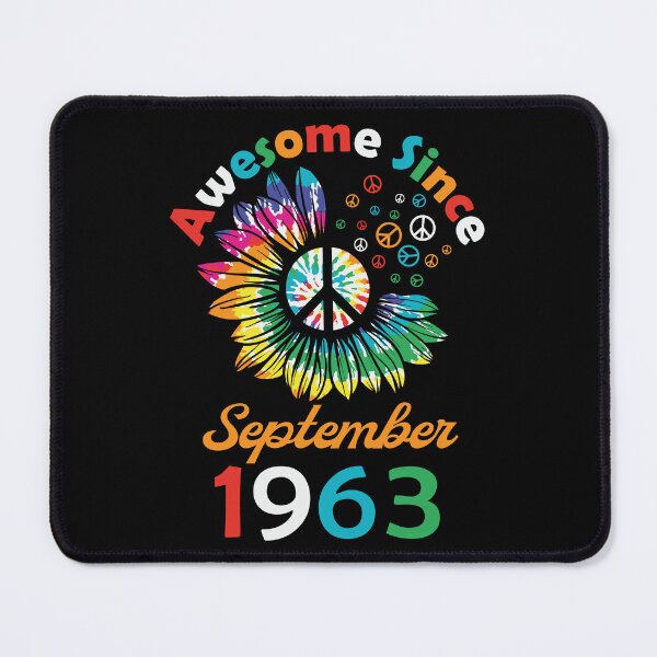 Item preview, Funny Birthday Quote, Awesome Since September 1963, Retro Birthday designed and sold by Estrytee.