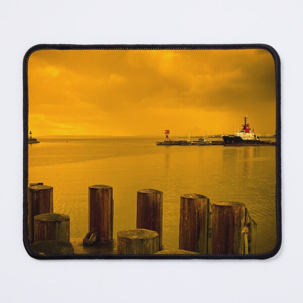Item preview, Sunset over Sassnitz Harbor on Rügen Island, Germany designed and sold by Michael Brewer.