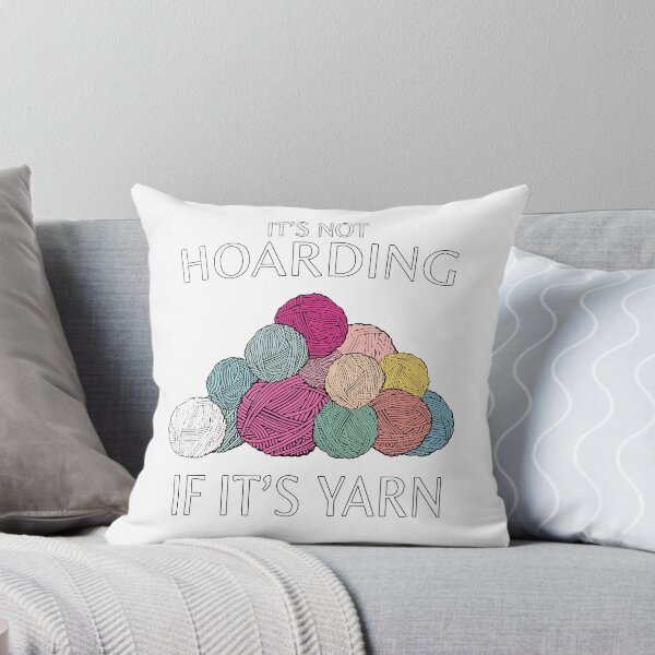 Item preview, Yarn Quote Knitting Funny Crochet Quote Crafts Sayings designed and sold by sillyquestions.