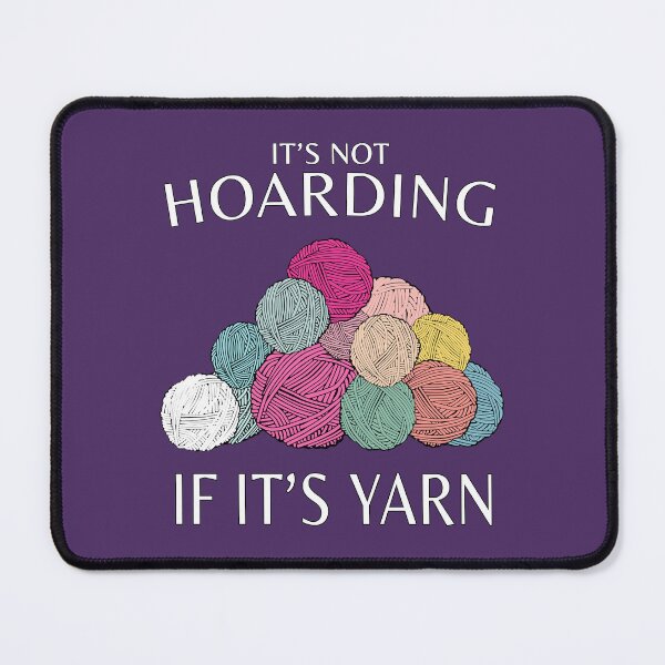 Item preview, Yarn Quote Knitting Funny Crochet Quote Crafts Sayings designed and sold by sillyquestions.