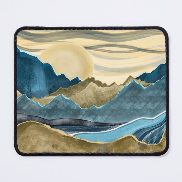 Item preview, Mountains sunrise- yellow sky designed and sold by Inktown.
