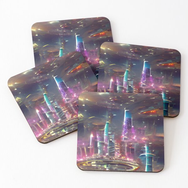 Item preview, Futuristic City In Space designed and sold by banjoe47.