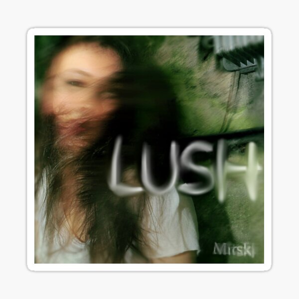 Mitski Lush Album Cover Sticker For Sale By Kateelunaa Redbubble   St,small,507x507 Pad,600x600,f8f8f8 