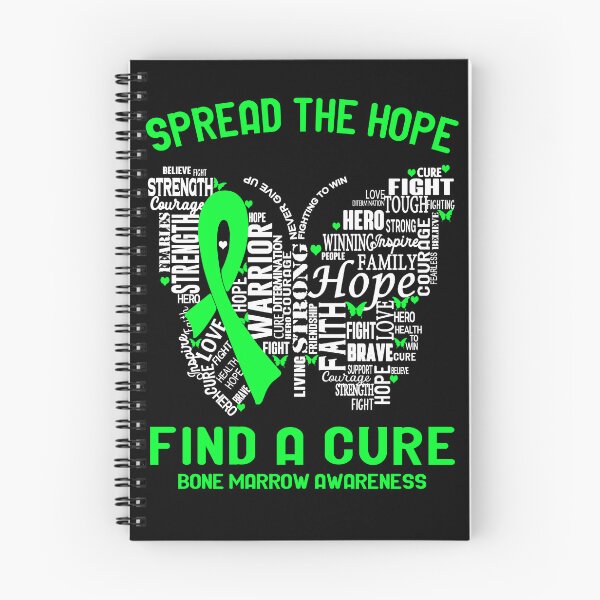 Item preview, Butterfly Ribbon Spread The Hope Find A Cure Bone Marrow Awareness designed and sold by Tadmab.