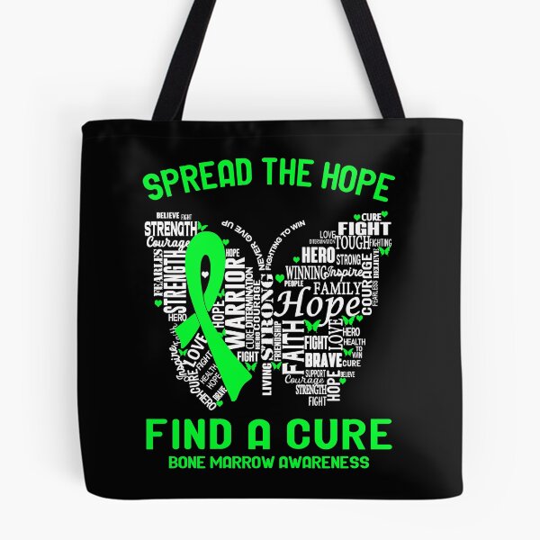 Item preview, Butterfly Ribbon Spread The Hope Find A Cure Bone Marrow Awareness designed and sold by Tadmab.