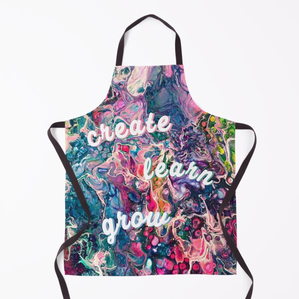 Item preview, Create Learn Grow Fluid Paint Pour Self Love Design designed and sold by Painting The Paige.
