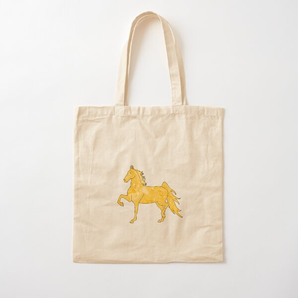 Aperçu de l'œuvre Swirly Saddlebred Trotteur Jaune Citron créée et vendue par theaadesigns.