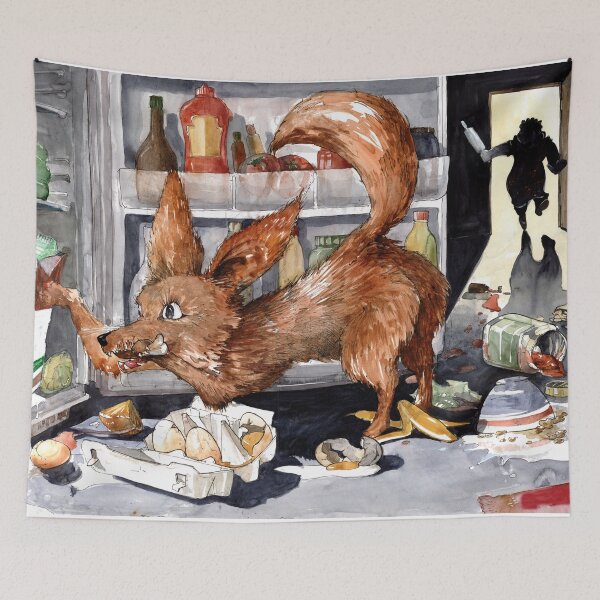 Item preview, It is the foxy fennec who purged whole fridge designed and sold by zawij.