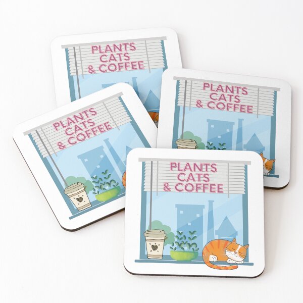 Item preview, Plants, Cats, & Coffee designed and sold by PancakeToad.