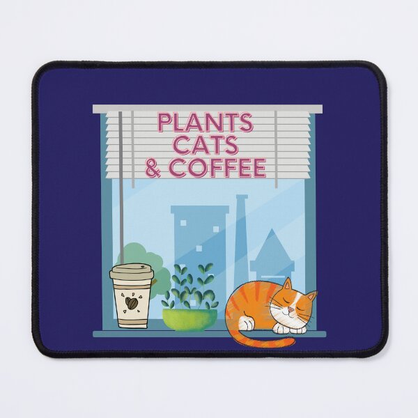 Item preview, Plants, Cats, & Coffee designed and sold by PancakeToad.