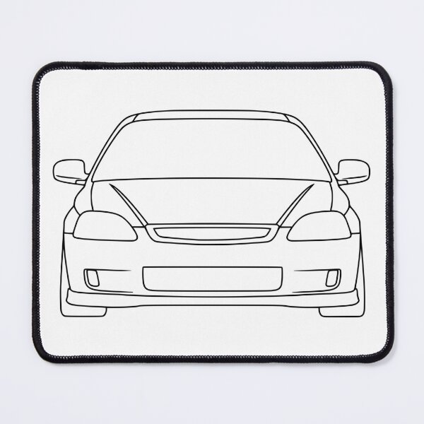 Item preview, Honda Civic 6th gen EK Civic black lines designed and sold by EdimDesign.