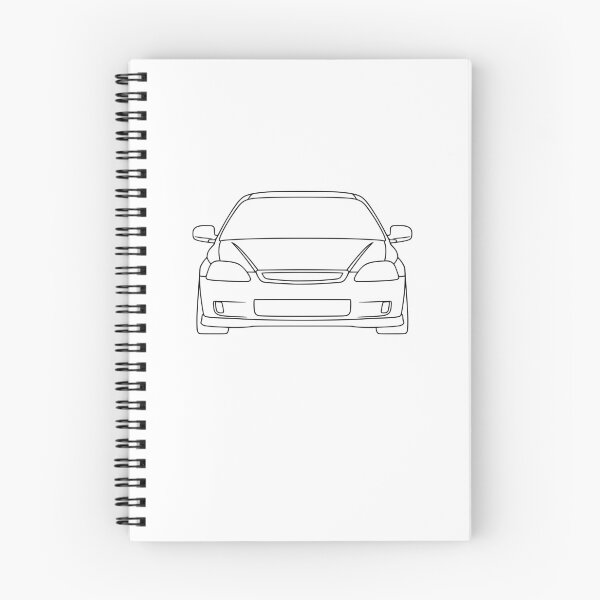 Item preview, Honda Civic 6th gen EK Civic black lines designed and sold by EdimDesign.