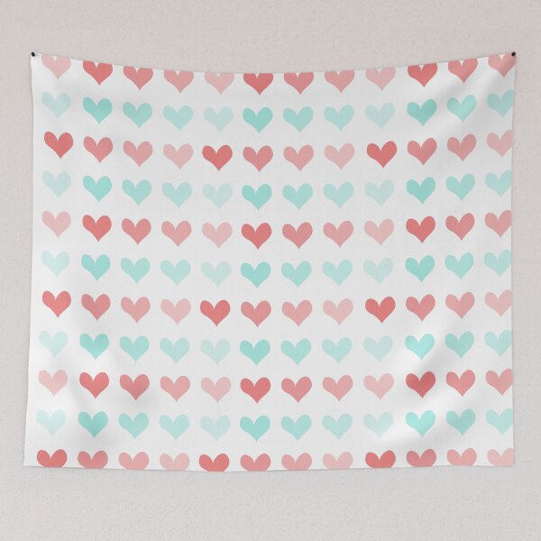 Item preview, Pastel Colors Hearts Pattern designed and sold by KarolinaPaz.