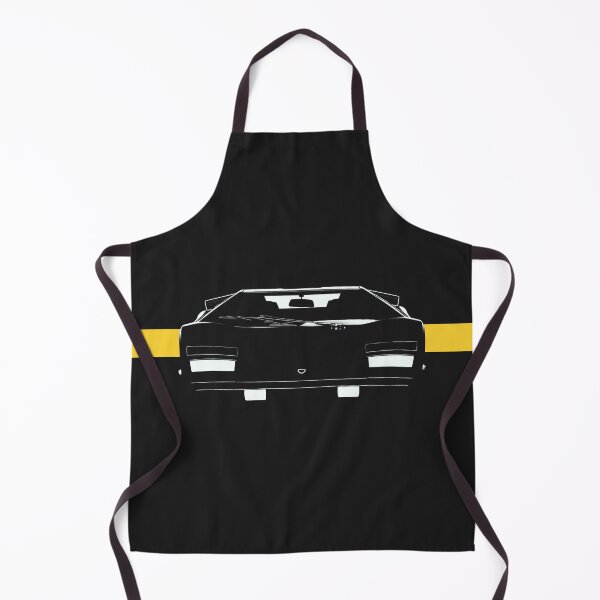 Item preview, Classic Italian Supercar Front Highlights - yellow stripe designed and sold by ApexFibers.