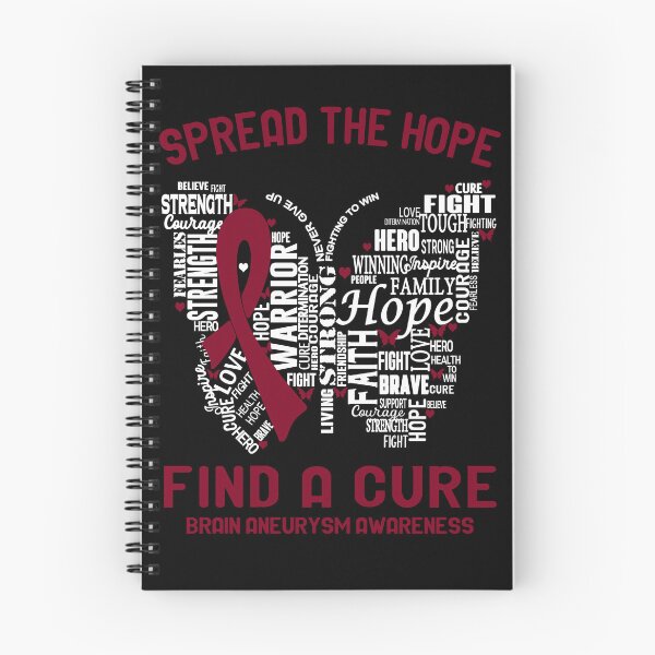Item preview, Butterfly Ribbon Spread The Hope Find A Cure Brain Aneurysm Awareness designed and sold by Tadmab.