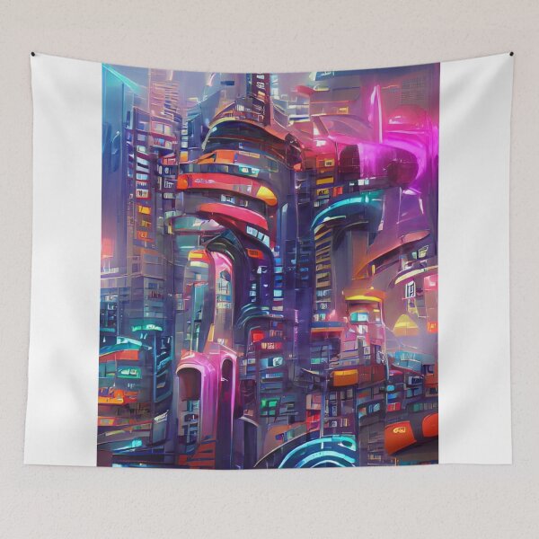 Item preview, Futuristic City designed and sold by banjoe47.