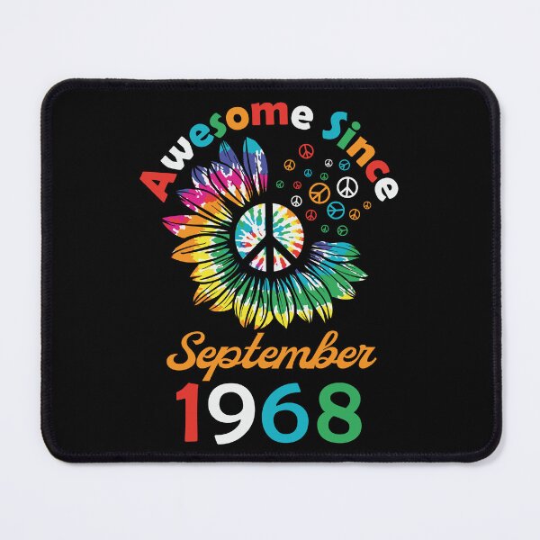 Item preview, Funny Birthday Quote, Awesome Since September 1968, Retro Birthday designed and sold by Estrytee.