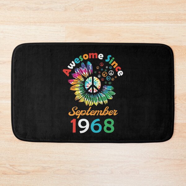 Item preview, Funny Birthday Quote, Awesome Since September 1968, Retro Birthday designed and sold by Estrytee.