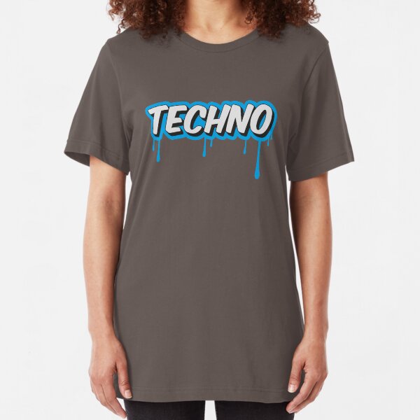 TECHNO - PARTY - RAVE - EDM Slim Fit T-Shirt