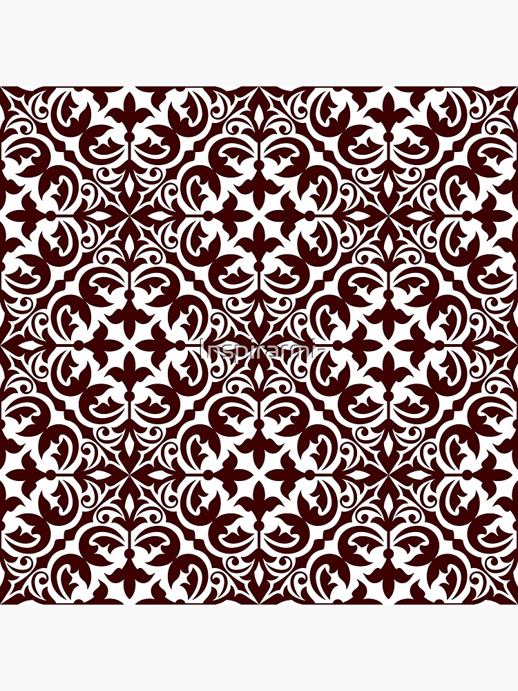 "Damask Tile" Sticker for Sale by Inspirarmi Redbubble