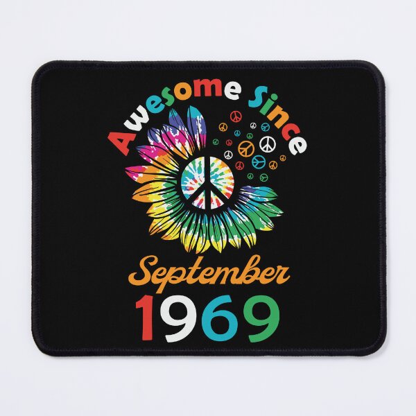 Item preview, Funny Birthday Quote, Awesome Since September 1969, Retro Birthday designed and sold by Estrytee.
