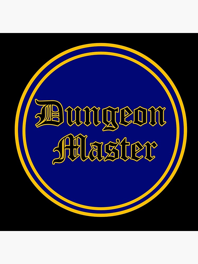 Disover Dungeon Master blue Premium Matte Vertical Poster