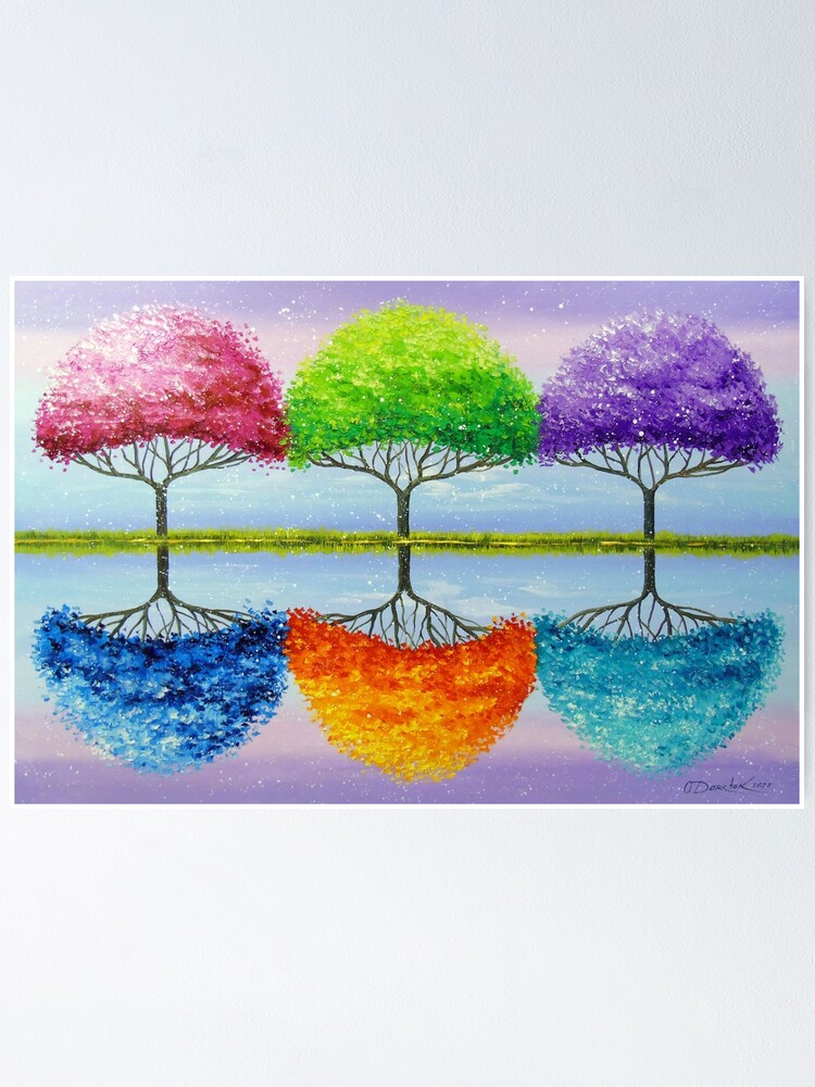 Each tree has a bright soul Poster for Sale by Olha Darchuk