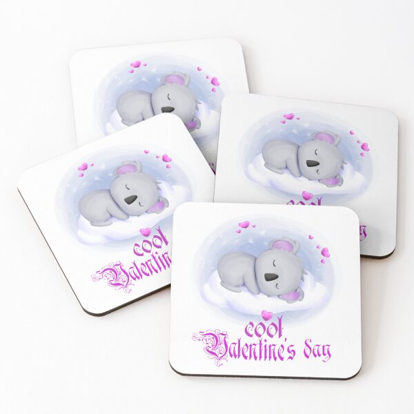 Item preview, Koala Wishes You a COOL Valentine's Day designed and sold by bigdeer.