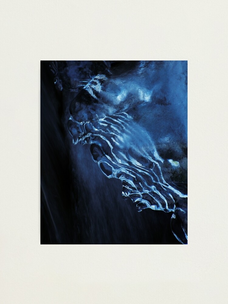 Alternate view of Morning blue ice Photographic Print