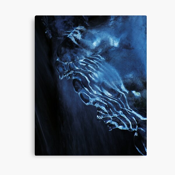 Morning blue ice Canvas Print