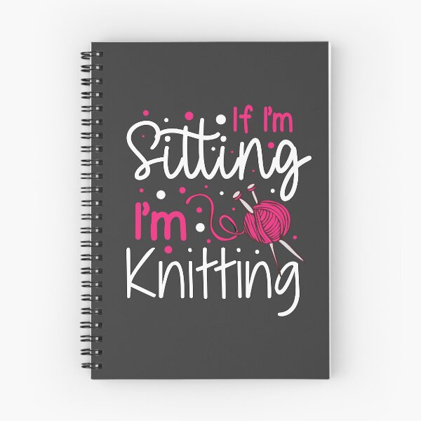 Item preview, Knitting Quote Funny Cute Knit Crafts Yarn Handmade Sayings designed and sold by sillyquestions.