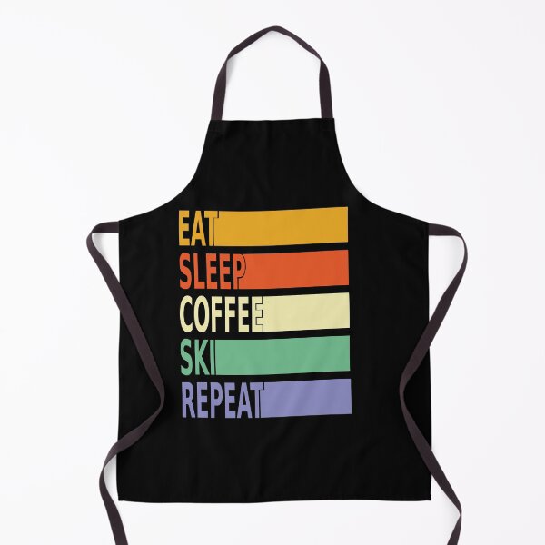 Item preview, Eat Sleep Coffee Ski Repeat Shirt, Snowboard Ski Shirt, Ski Lover Shirt, Mountain Shirt, Vintage Ski Shirt, Gift For Coffee ski Lover designed and sold by Laadel.