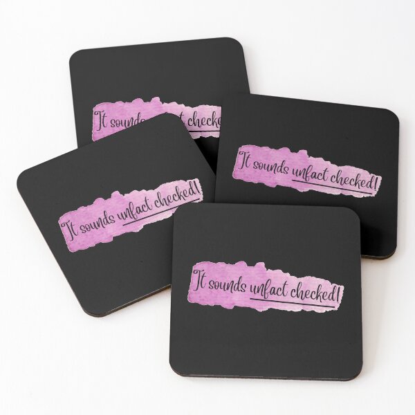 Item preview, Funny Fact Checking quote - It sounds unfact checked! designed and sold by LinniDesigns.