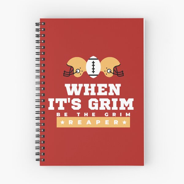Item preview, When It's Grim Be The Grim Reaper Funny trending Football Quote designed and sold by SweetbeStore.