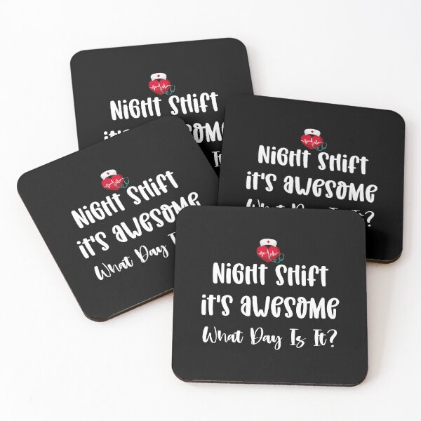 Item preview, Copy of Night shift it's awesome what day is it  designed and sold by Stella Clue.