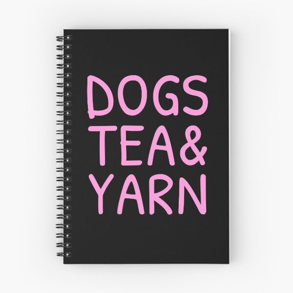 Item preview, Dogs Tea Yarn Knitting Quote Dog Person Love Tea Sayings designed and sold by sillyquestions.