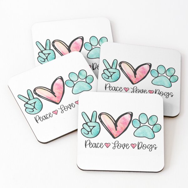 Item preview, Peace Love Dogs designed and sold by storyboxdesigns.
