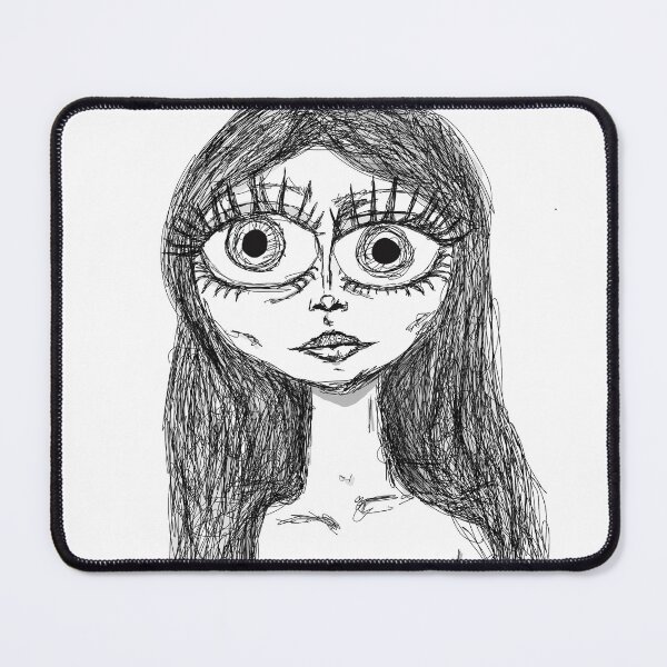 Item preview, Lady with Big Eyes designed and sold by ShenosArt.