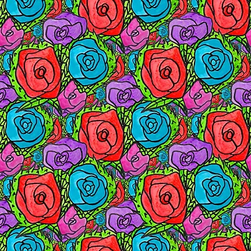 Artwork thumbnail, Many Roses by Heichou1225