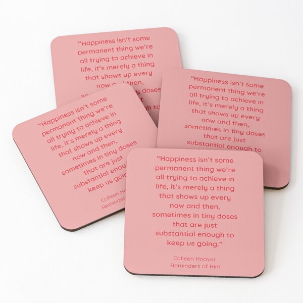Item preview, Reminders of him, Colleen Hoover quote designed and sold by omaeth303.