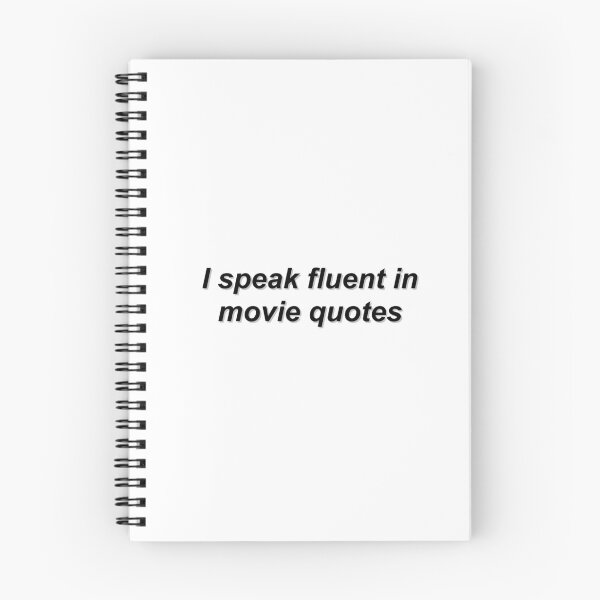 Item preview, I speak fluently in movie quotes designed and sold by enoramarie.